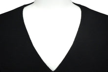 Load image into Gallery viewer, 極美品 FOXEY フォクシー ニット トップス セーター Vネック ブラック サイズ38 ウール 39603-KATFN15LO 中古 59983