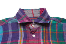 Load image into Gallery viewer, 極美品 POLO RALPH LAUREN ポロ ラルフローレン 長袖シャツ リネン マルチカラー サイズXS S#0200018065 中古 59989