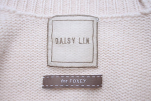 DAISY LIN for FOXEY デイジーリン for フォクシー カーディガン カシミヤ ベージュ サイズ38 30348 美品 中古 59994