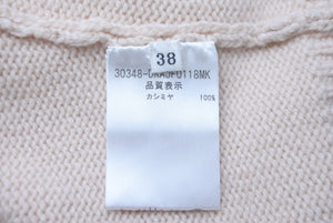 DAISY LIN for FOXEY デイジーリン for フォクシー カーディガン カシミヤ ベージュ サイズ38 30348 美品 中古 59994