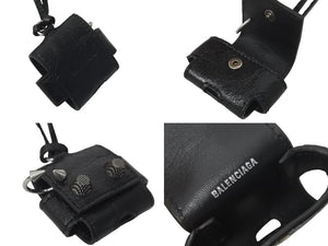 極美品 BALENCIAGA バレンシアガ ショルダーバッグ LE CAGOLE XSルカゴール ピアッシング加工 ブラック 7190822AAE31000 中古 59997