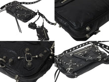 Load image into Gallery viewer, 極美品 BALENCIAGA バレンシアガ ショルダーバッグ LE CAGOLE XSルカゴール ピアッシング加工 ブラック 7190822AAE31000 中古 59997