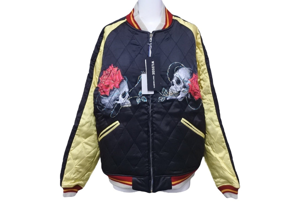 同じく同様 SAINT MICHAEL セントマイケル ブルゾン Yohjiyamamoto コラボ スカルローズ リバーシブル SM-A23-0000-C26 中古 60002 