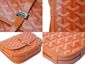 GOYARD ゴヤール ショルダーバッグ ベルヴェデーレPM オレンジ ゴヤールディンキャンバス 良品 中古 60030