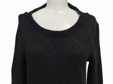 Load image into Gallery viewer, タグ付き 新品未使用 CHROME HEARTS クロムハーツ カットソー カシミヤ100% クロスパッチ ブラック サイズS 中古 60033