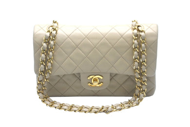 CHANEL シャネル ショルダーバッグ マトラッセ23 3番台 Wフラップ ベージュ ゴールド金具 美品 中古 60044