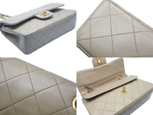 Load image into Gallery viewer, CHANEL シャネル ショルダーバッグ マトラッセ23 3番台 Wフラップ ベージュ ゴールド金具 美品 中古 60044