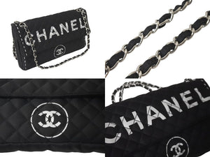CHANEL シャネル ショルダーバッグ マトラッセ ロゴバッグ 2way チェーン ショルダーバッグ 11番台 シルバー金具 美品 中古 60045
