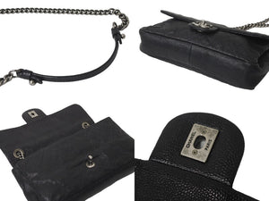 CHANEL シャネル マトラッセ チェーンショルダーバック キャビアスキン 25cm シール 15番台 美品 中古 60064