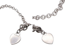 Load image into Gallery viewer, TIFFANY&amp;Co. ティファニー リターントゥネックレス チョーカー ハートトップ シルバー925 67g レディース 中古 60068