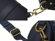Load image into Gallery viewer, 極美品 LOUIS VUITTON ルイヴィトン ハンドバッグ 2WAY ショルダー NIGO キーポル XS ネイビー モノグラムデニム レザー M81011 中古 60069