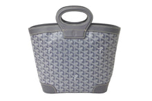 Load image into Gallery viewer, GOYARD ゴヤール ハンドバッグ ベルーガPM グレー ゴヤールディンキャンバス レザー 美品 中古 60071
