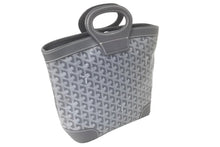 Load image into Gallery viewer, GOYARD ゴヤール ハンドバッグ ベルーガPM グレー ゴヤールディンキャンバス レザー 美品 中古 60071