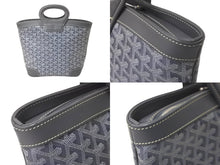 Load image into Gallery viewer, GOYARD ゴヤール ハンドバッグ ベルーガPM グレー ゴヤールディンキャンバス レザー 美品 中古 60071
