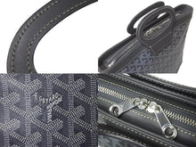 Load image into Gallery viewer, GOYARD ゴヤール ハンドバッグ ベルーガPM グレー ゴヤールディンキャンバス レザー 美品 中古 60071