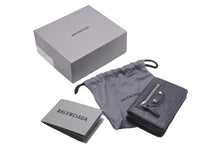 Load image into Gallery viewer, 新品未使用 BALENCIAGA バレンシアガ 三つ折り財布 ネオ クラシック ミニウォレット スタッズ 477455 カーフ グレー 中古 60074