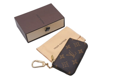 新品同様品 LOUIS VUITTON ルイ ヴィトン コインケース ポシェット クレ M62650 モノグラムキャンバス ブラウン 中古 60075