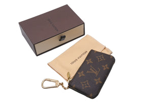 新品同様品 LOUIS VUITTON ルイ ヴィトン コインケース ポシェット クレ M62650 モノグラムキャンバス ブラウン 中古 60075