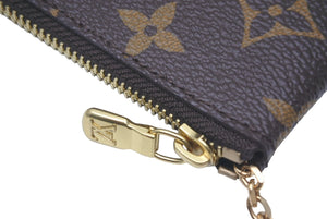 新品同様品 LOUIS VUITTON ルイ ヴィトン コインケース ポシェット クレ M62650 モノグラムキャンバス ブラウン 中古 60075