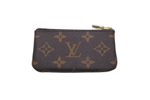 新品同様品 LOUIS VUITTON ルイ ヴィトン コインケース ポシェット クレ M62650 モノグラムキャンバス ブラウン 中古 60075