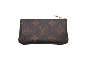 新品同様品 LOUIS VUITTON ルイ ヴィトン コインケース ポシェット クレ M62650 モノグラムキャンバス ブラウン 中古 60076