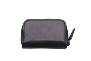 極美品 PRADA プラダ M682A トライアングルロゴ ６連キー サフィアーノレザー シルバー ブラック金具 中古 60081 
