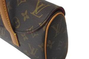 LOUIS VUITTON ルイ ヴィトン ハンドバッグ M51902 ソナチネ モノグラムキャンバス ブラウン フランス製 美品 中古 60101