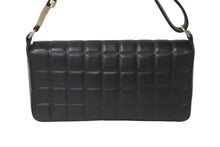 Load image into Gallery viewer, CHANEL シャネル チョコバー ワンショルダーバッグ ラムスキン 7番台 ブラック ココマーク ゴールド金具 美品 中古 60103