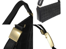 Load image into Gallery viewer, CHANEL シャネル チョコバー ワンショルダーバッグ ラムスキン 7番台 ブラック ココマーク ゴールド金具 美品 中古 60103