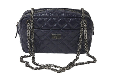 CHANEL シャネル チェーンショルダーバッグ マドモアゼルチェーン マトラッセ2.55 エイジド カーフスキン 20番台 美品 中古 60109