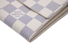 Load image into Gallery viewer, LOUIS VUITTON ルイヴィトン 長財布 ポルトフォイユ サラ モノグラム N61735 ダミエアズール イニシャル入り 美品 中古 60114