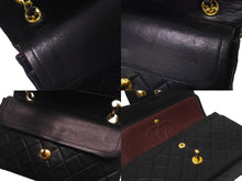 Load image into Gallery viewer, 極美品 CHANEL シャネル チェーンショルダーバッグ Wフラップマトラッセ23 1番台 ラムスキン ブラック ゴールド金具 中古 60117