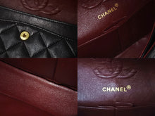 Load image into Gallery viewer, 極美品 CHANEL シャネル チェーンショルダーバッグ Wフラップマトラッセ23 1番台 ラムスキン ブラック ゴールド金具 中古 60117