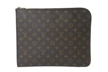 Load image into Gallery viewer, LOUIS VUITTON ルイヴィトン クラッチバッグ ポッシュドキュマン モノグラムキャンバス ブラウン M53456 美品 中古 60121
