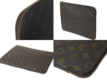 Load image into Gallery viewer, LOUIS VUITTON ルイヴィトン クラッチバッグ ポッシュドキュマン モノグラムキャンバス ブラウン M53456 美品 中古 60121