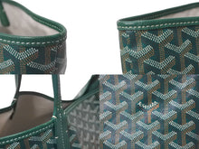 Load image into Gallery viewer, GOYARD ゴヤール トートバッグ サン・ルイGM STLOUIGMLTY09CL09P PVCコーティングキャンバス グリーン 良品 中古 60125