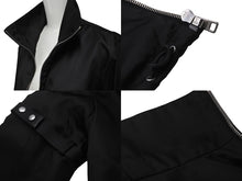 Load image into Gallery viewer, 極美品 PRADA プラダ 21AW Re-Nylon ギャバジン ジャケット ポーチ付き ブラック ポリアミド サイズ36 291831 中古 60142