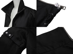 極美品 PRADA プラダ 21AW Re-Nylon ギャバジン ジャケット ポーチ付き ブラック ポリアミド サイズ36 291831 中古 60142