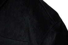 Load image into Gallery viewer, PRADA プラダ 長袖 シャツ ジャケット 23SS ベルベット トライアングルロゴ ブラック サイズS SC657 良品 中古 60156