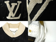 Load image into Gallery viewer, LOUIS VUITTON ルイヴィトン 10SS スタジアムジャケット RM101M MQBS11ST6 レーヨン シルク サイズ52 良品 中古 60159