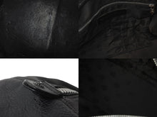 Load image into Gallery viewer, CHROMEHEARTS クロムハーツ ジムバッグ ハンドバッグ セメタリークロスパッチ レザー シルバー925 ブラック 美品 中古 60166