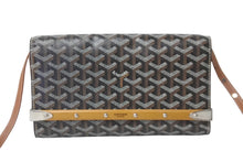 Load image into Gallery viewer, 極美品 GOYARD ゴヤール モンテカルロPM ショルダーバッグ クラッチバッグ ブラウン シルバー金具 中古 60169