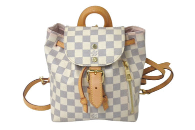 LOUIS VUITTON ルイヴィトン リュック ミニリュック バックパック スペロンBB ベージュ ダミエアズール N44026 良品 中古 60172