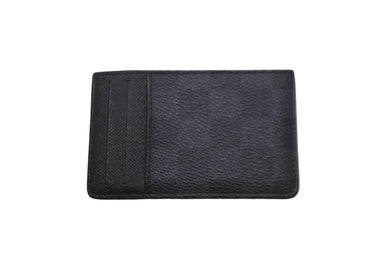 LOUIS VUITTON ルイヴィトン カードケース ネオ ポルトカルト ブラック ダミエグラフィット N62666 美品 中古 60175
