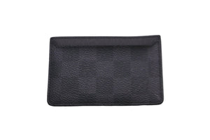 LOUIS VUITTON ルイヴィトン カードケース ネオ ポルトカルト ブラック ダミエグラフィット N62666 美品 中古 60175