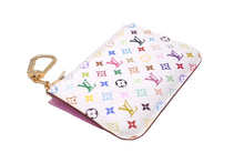 Load image into Gallery viewer, 極美品 LOUIS VUITTON ルイヴィトン コインケース ポシェットクレ 村上隆 モノグラムマルチカラー ホワイト M93734 中古 60176
