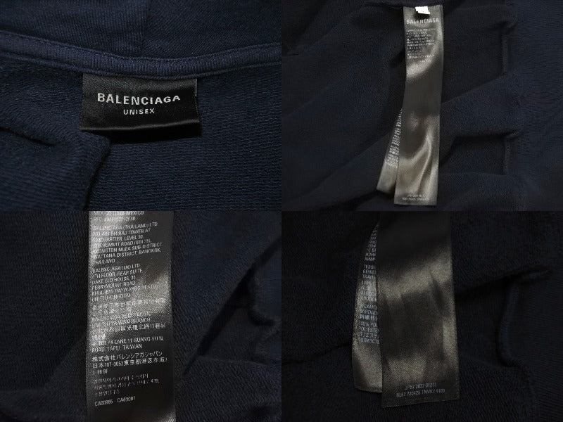 美品】BALENCIAGA バレンシアガ ストラップ 197746 ネイビー