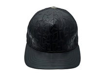 Load image into Gallery viewer, CHROME HEARTS クロムハーツ セメタリークロス パッチ レザー トラッカー キャップメッシュ キャップ ブラック 美品 中古 60189