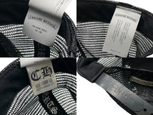 Load image into Gallery viewer, CHROME HEARTS クロムハーツ セメタリークロス パッチ レザー トラッカー キャップメッシュ キャップ ブラック 美品 中古 60189