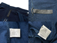 Load image into Gallery viewer, 極美品 CHROME HEARTS クロムハーツ デニム長袖シャツ LOOSE ENDS ブルー デニム クロスパッチ シルバー金具 サイズXL 中古 60191